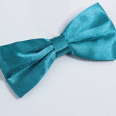 AQUA BLUE BOW TIE